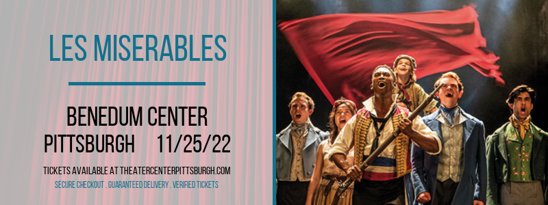 Les Miserables at Benedum Center tickets Les Miserables at Benedum Center