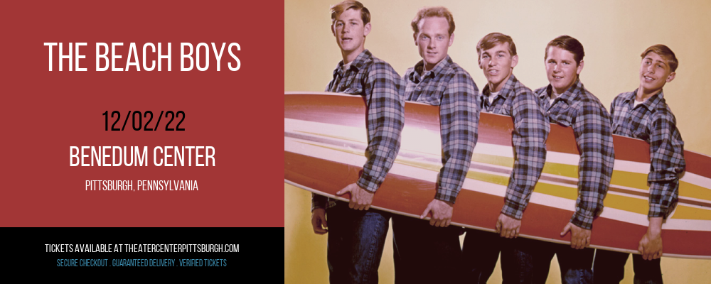 The Beach Boys at Benedum Center tickets The Beach Boys at Benedum Center