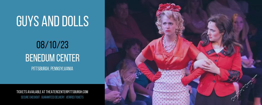 Guys and Dolls at Benedum Center tickets Guys and Dolls at Benedum Center