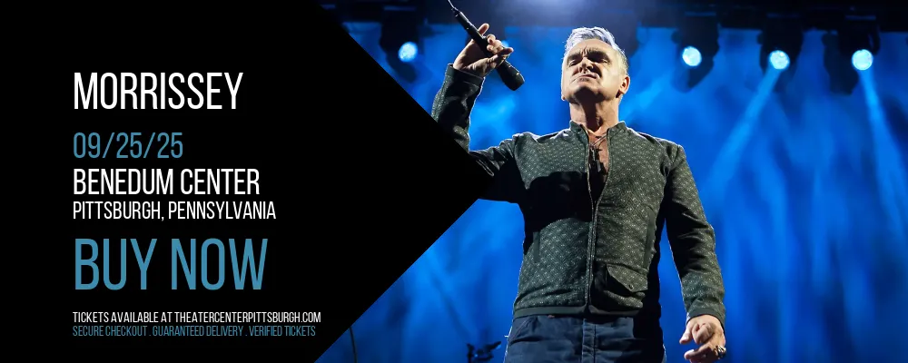 Morrissey at Benedum Center