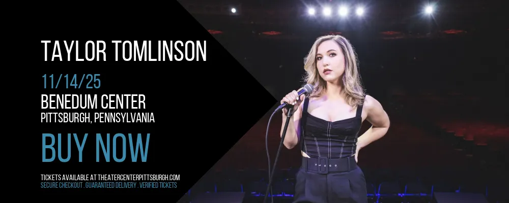 Taylor Tomlinson at Benedum Center